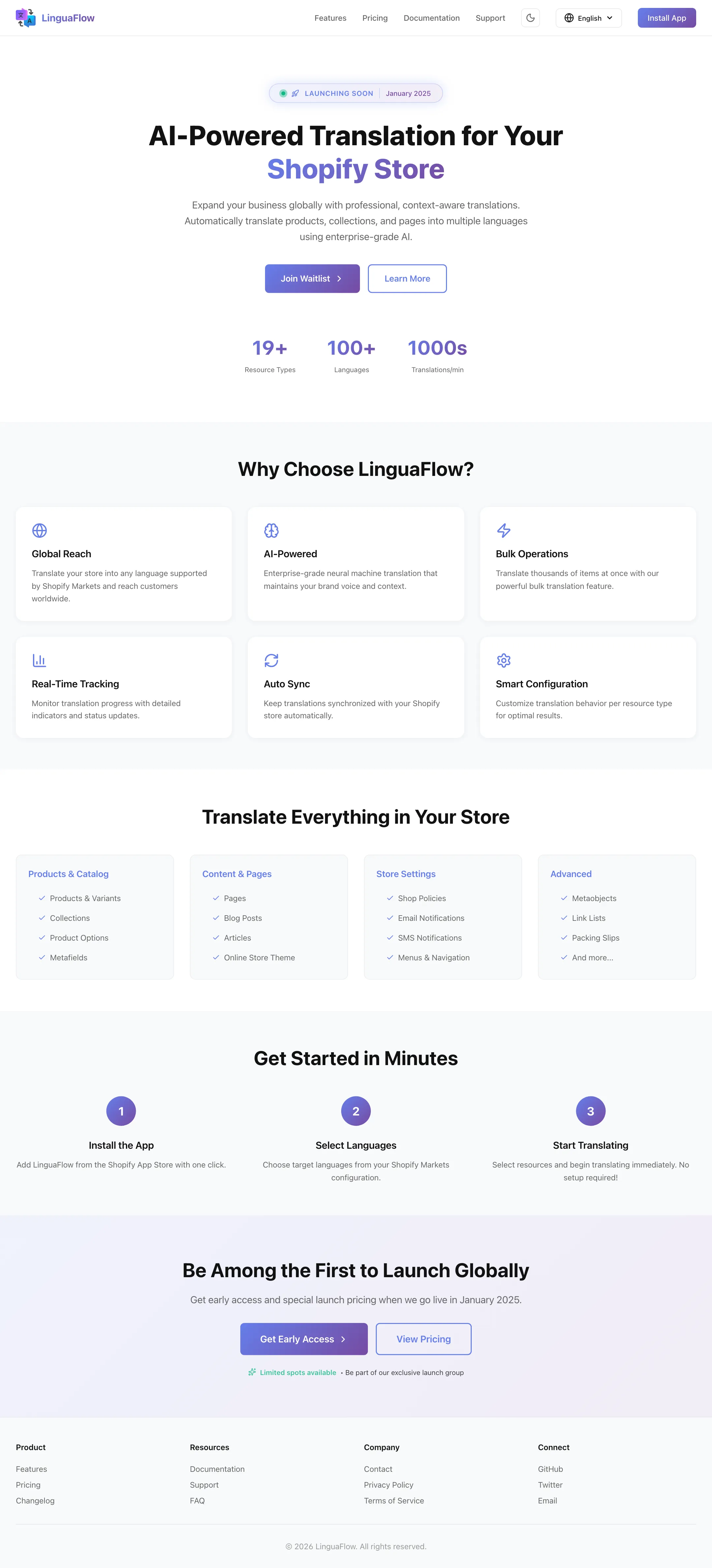 lingua-flow.org on desktop