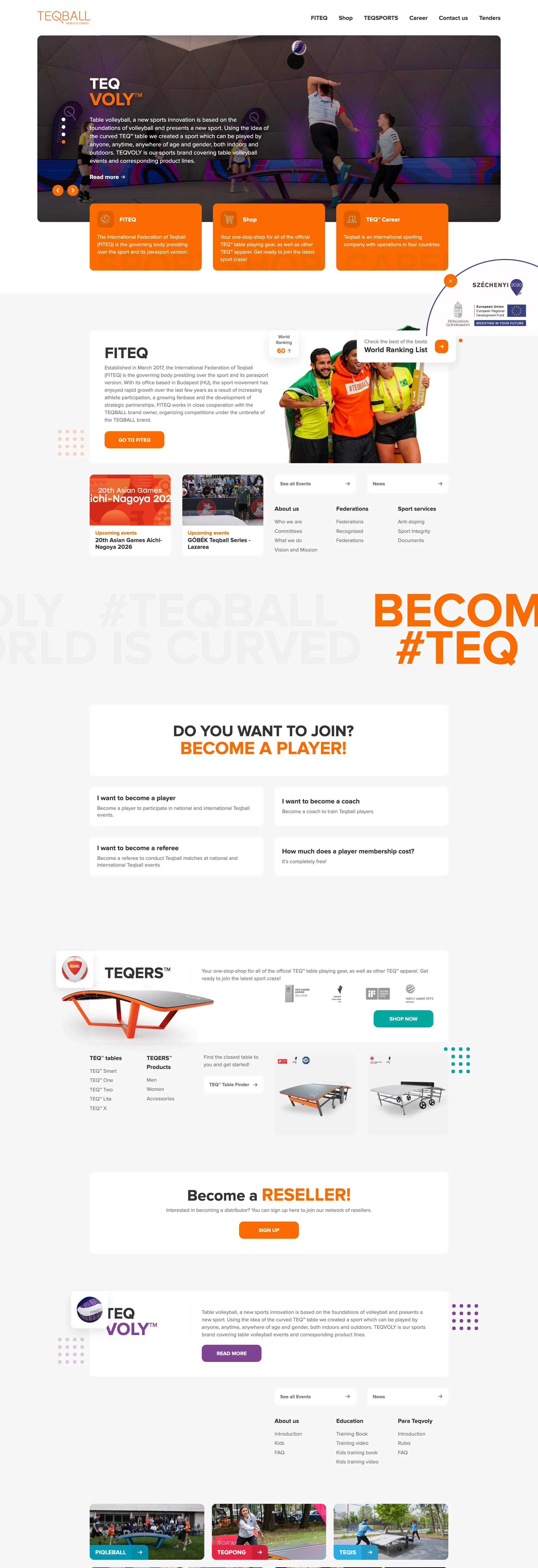 teqball.com on desktop
